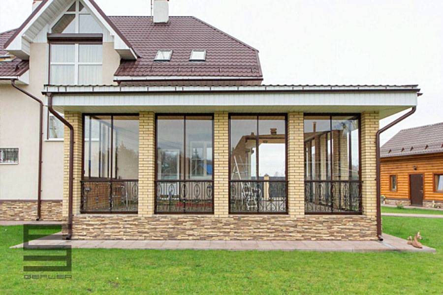 Как построить веранду своими руками – открытая и закрытая пристройка к дому