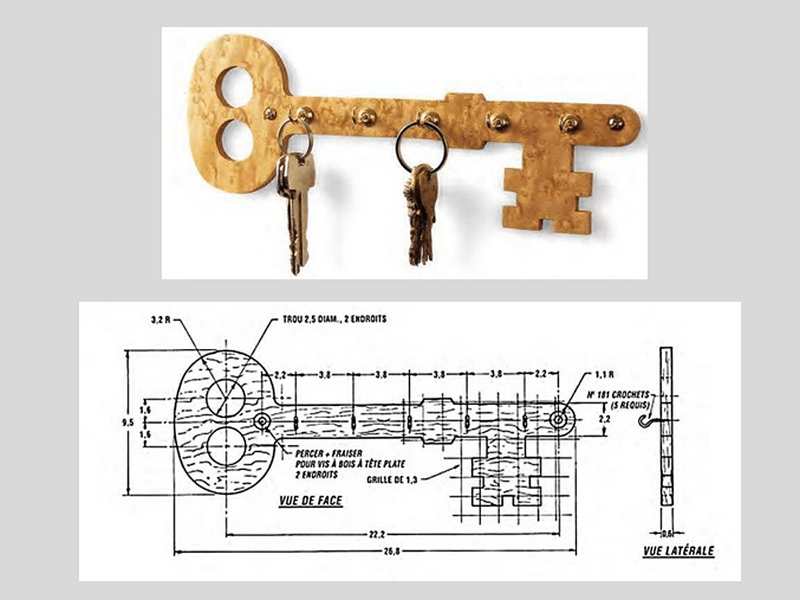 Ключница настенная из фанеры своими руками фото чертежи