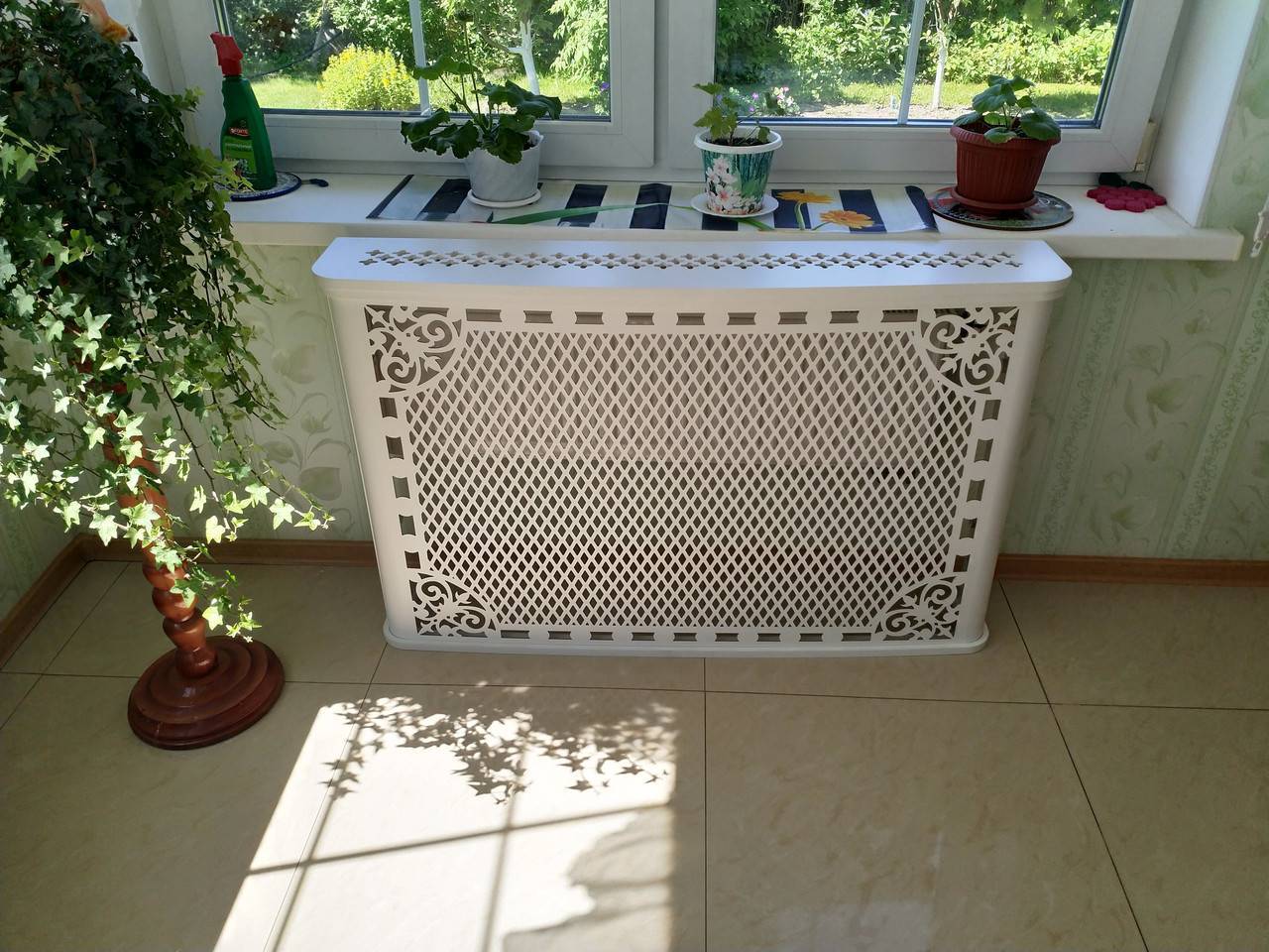 декоративные решетки на радиаторы отопления фото