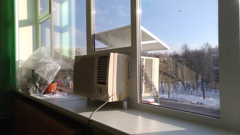 Самостоятельный монтаж оконного кондиционера и не только — вентиляция и кондиционирование