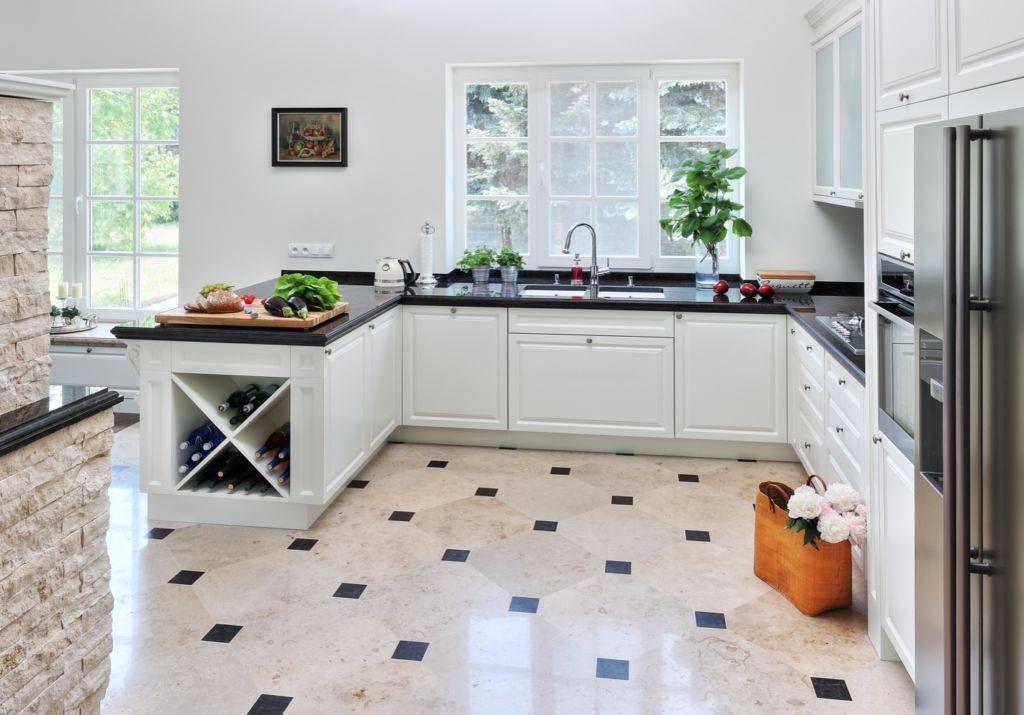 Какую плитку выбрать на пол на кухню: советы и примеры оформления. как выбрать современную и надежную напольную плитку для кухни: производители, виды, дизайн