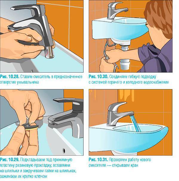 Как подключить раковину в ванной: особенности монтажных работ- обзор +видео
