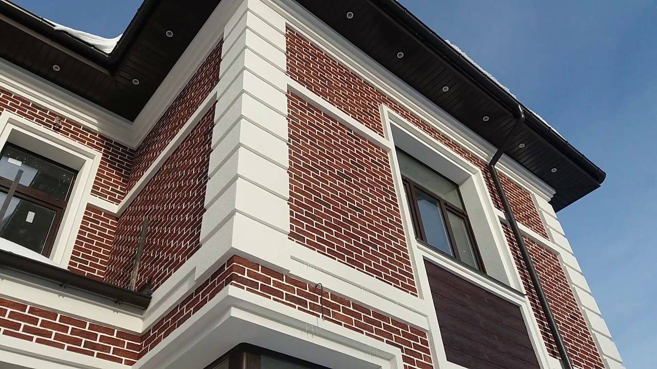 Фасад дома клинкерной плитки, виды материала и техника нанесения