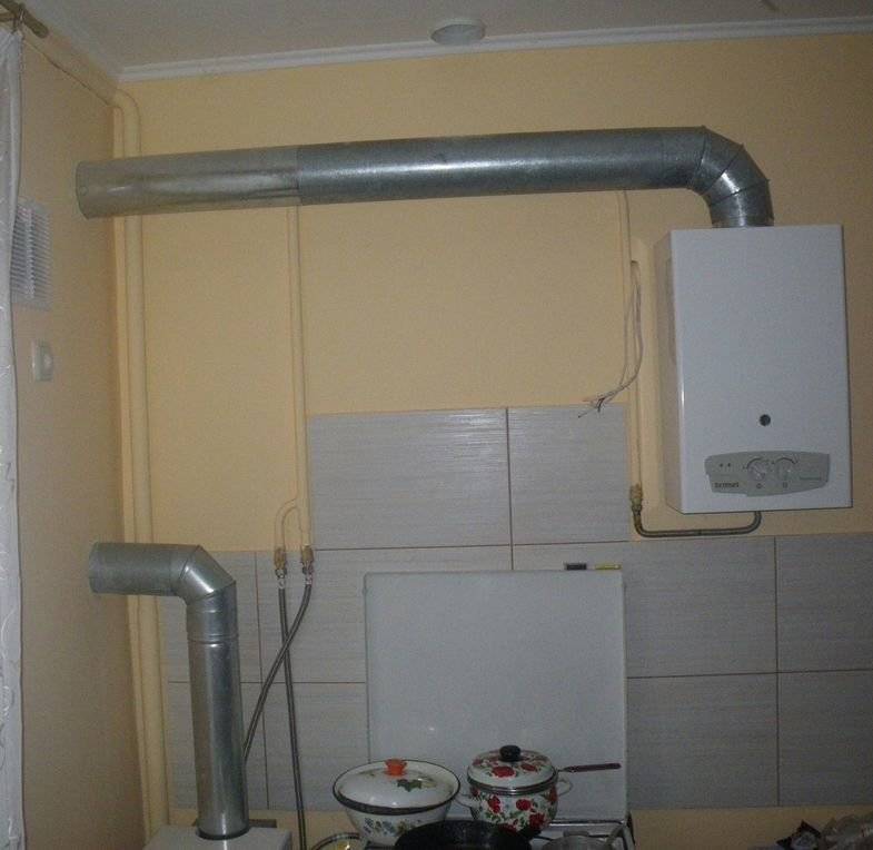 Вытяжка для газовой колонки или котла: правила выбора и монтажа