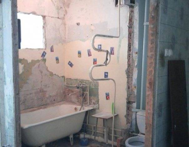 Как снести стену между туалетом и ванной — пошаговое видео и фото
