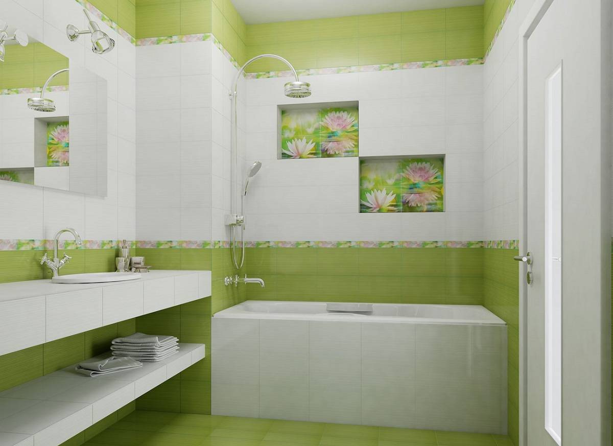 Ванная комната в зеленом цвете: важные нюансы оформления