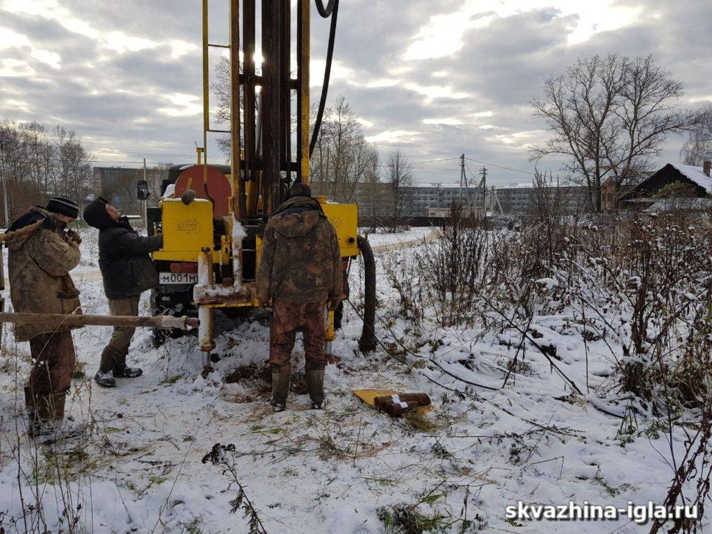 Возможно ли бурение скважин зимой?