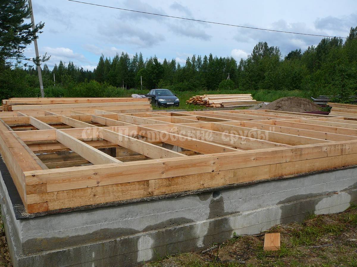 Какой фундамент лучше выбрать для дома из бруса?