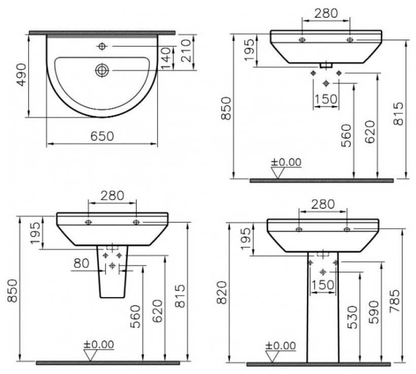 Как рассчитать оптимальную высоту для раковины в ванной комнате