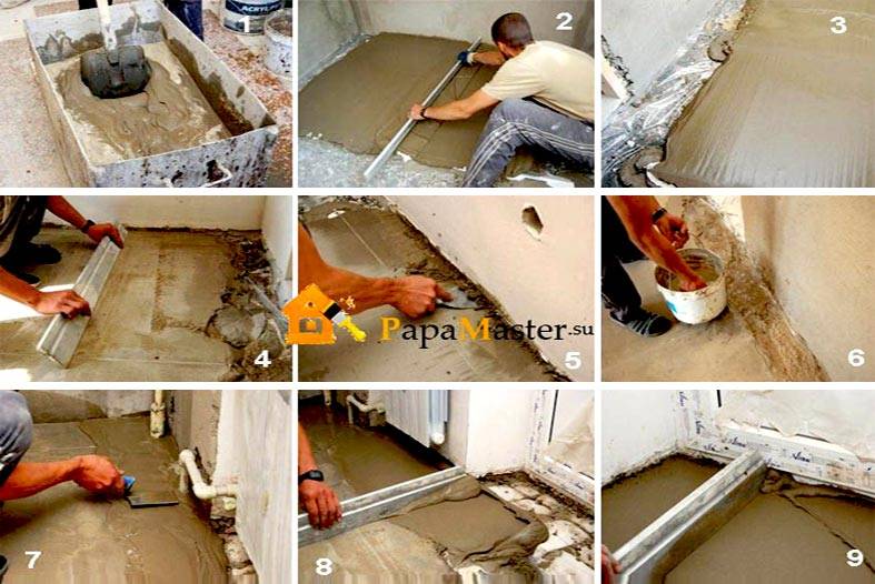 Гидроизоляция деревянного пола в ванной под плитку: материалы и технологии