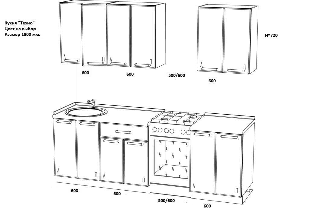 Как собрать кухонный гарнитур без схемы
