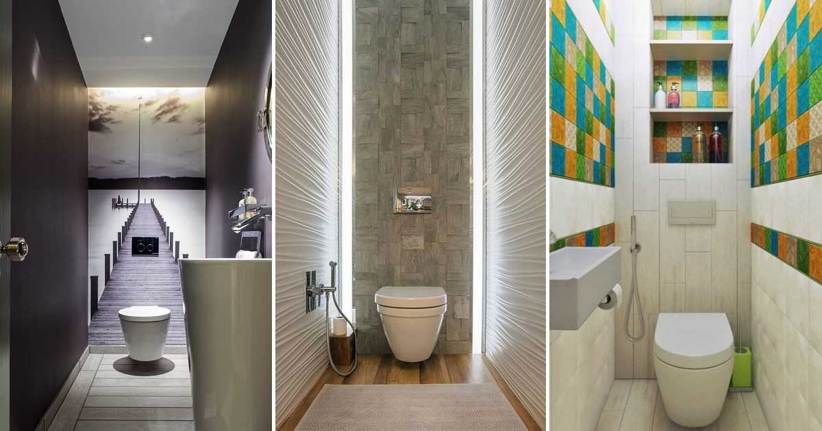 Отделка туалета плиткой, виды, цвета и формы керамической облицовки, советы по выбору и дизайну - 26 фото