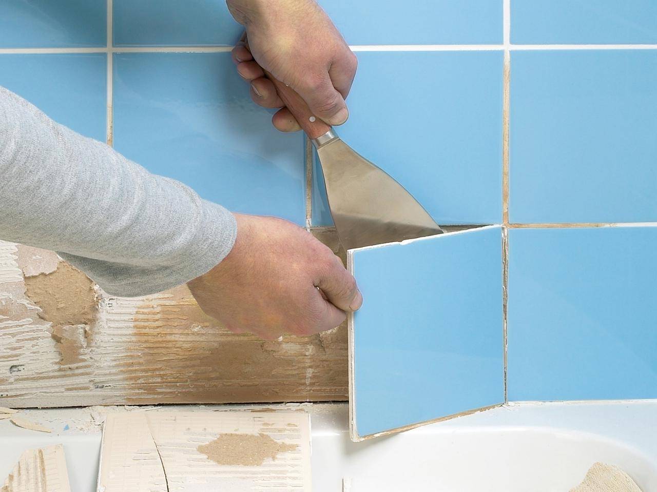 Как обновить кафельную плитку на кухне и в ванной своими руками