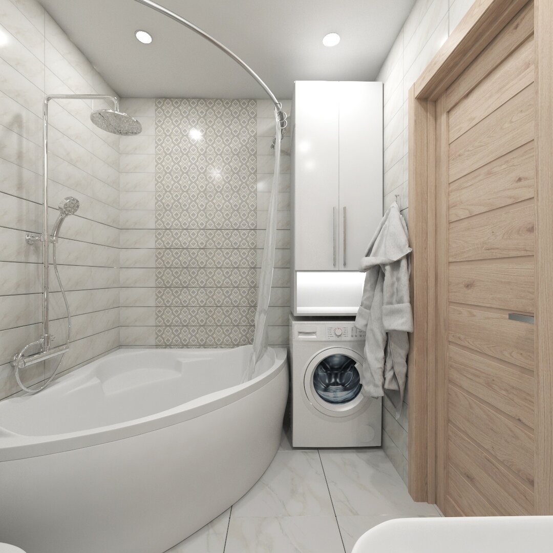 ванные комнаты дизайн интерьер светлые тона
