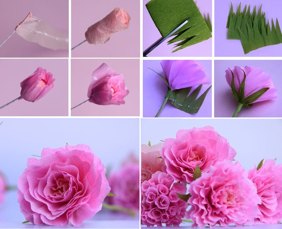 Как сделать цветы из гофробумаги (60 фото) строительный портал