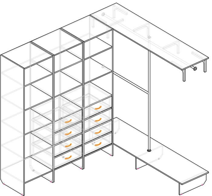 Гардеробные системы сделать самому эскизы