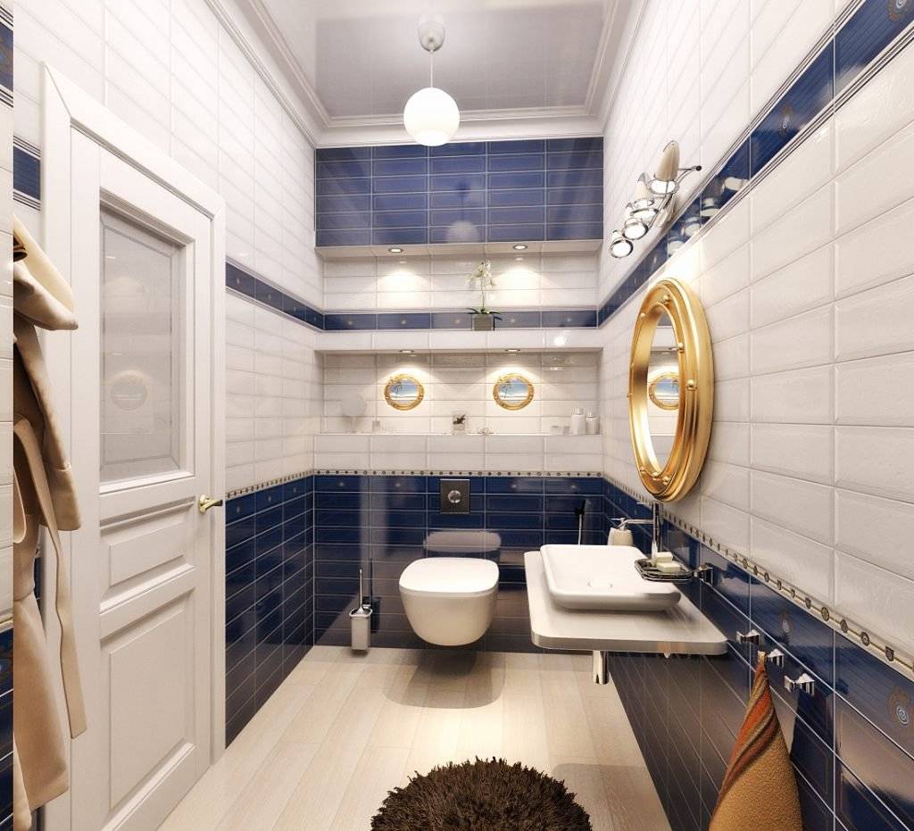 Ванные комнаты в морском стиле - идеи дизайна и оформления