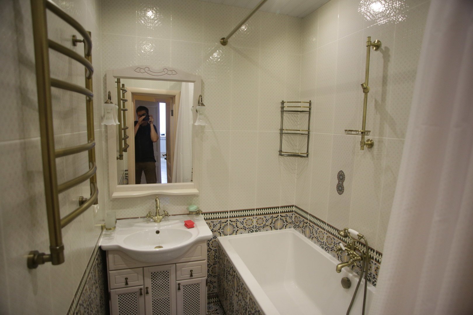 оформление ванной комнаты в панельном доме