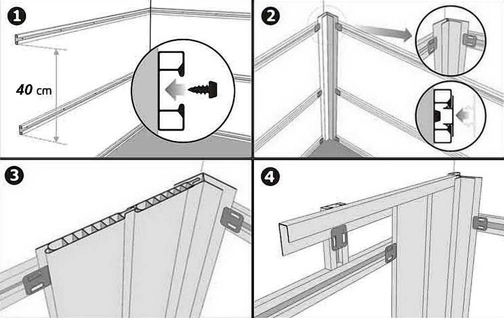 Монтажные планки для панелей пвх