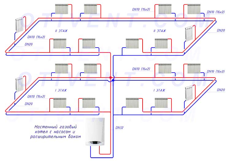 Система отопления петля тихельмана: схема и расчёт — викистрой