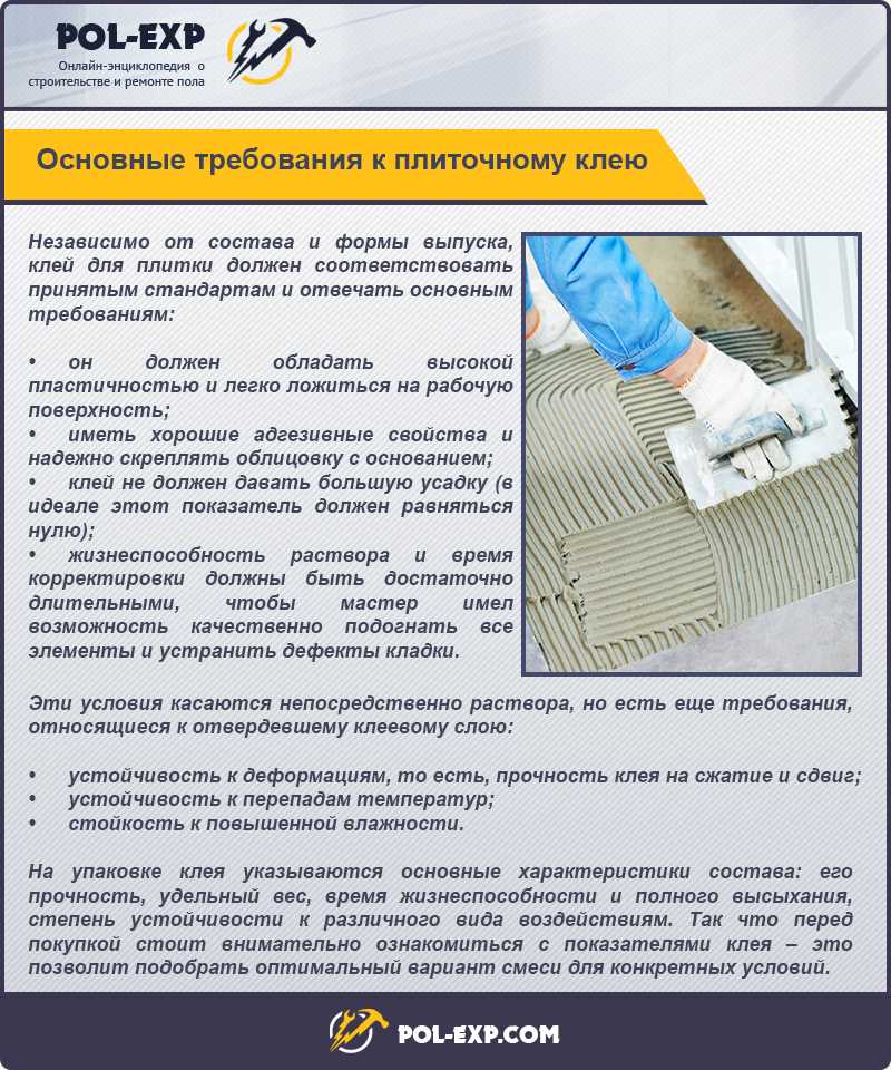 Как правильно развести клей для плитки?