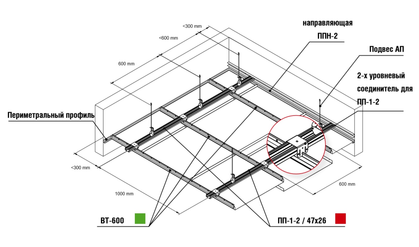 Подвесной потолок в ванную реечный - устройство, виды, технология самостоятельного монтажа