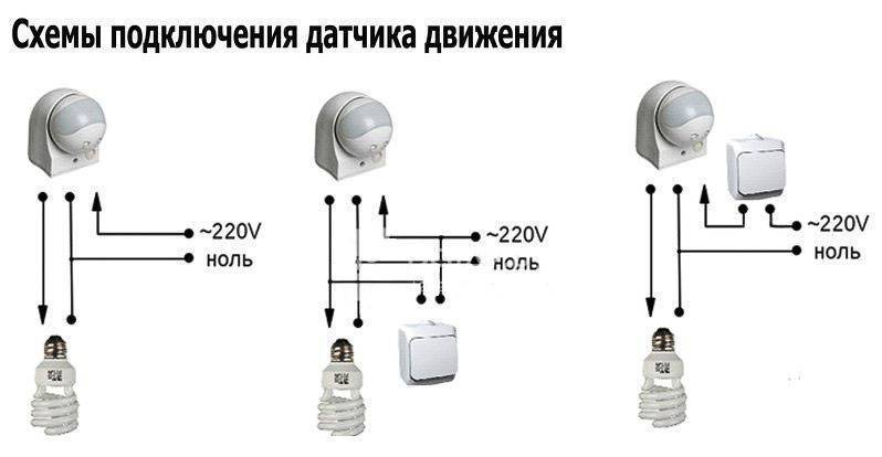 Датчик движения и освещенности: виды, подключение, настройка