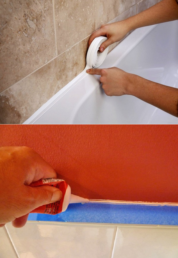 Топ популярных способов как заделать стык между ванной и стеной. чем заделать стык между ванной и плиткой — излагаем подробно