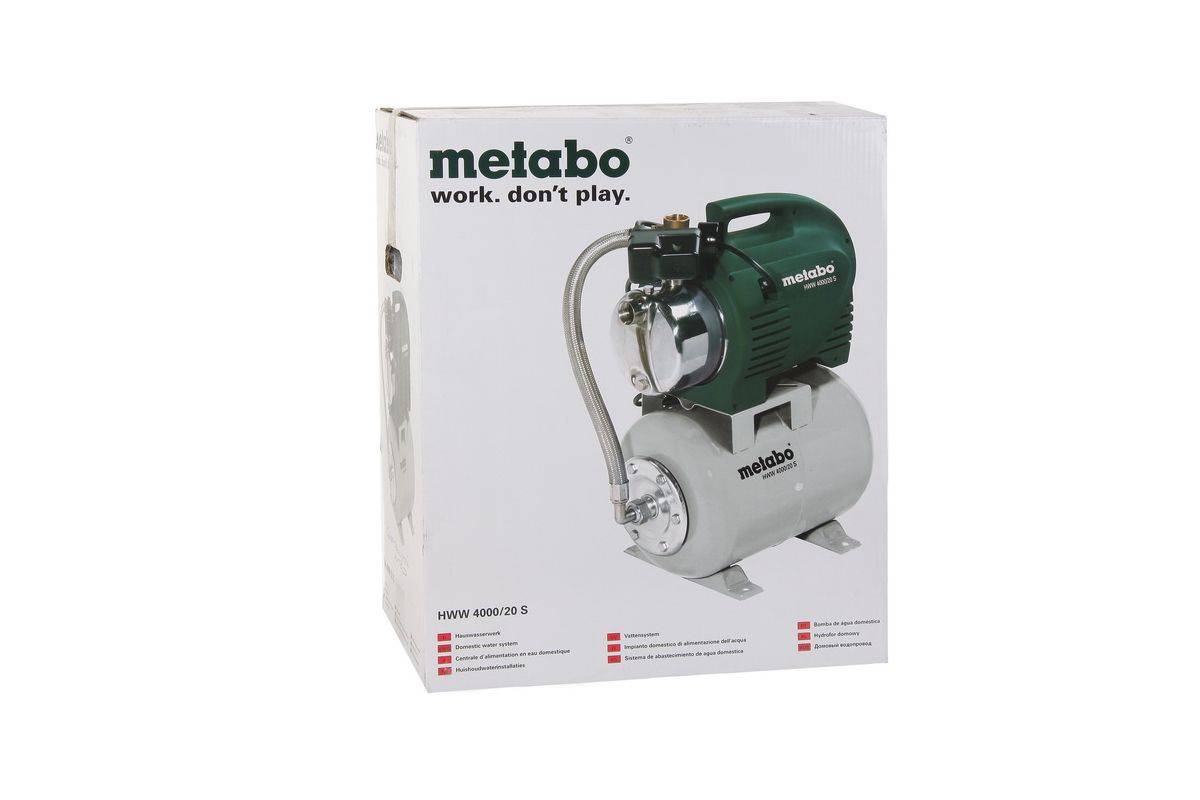 Обзор насосных станций metabo: преимущества и недостатки