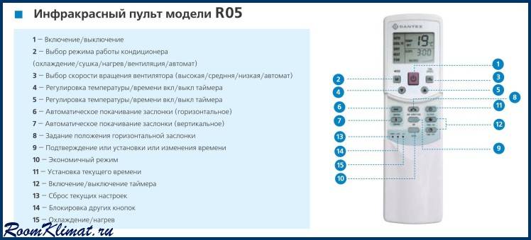 Dantex rk 12seg инструкция
