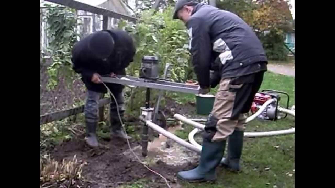 Бурение скважин на воду своими руками: шнековое, гидробурение, ударно-канатное, абиссинский колодец, видео