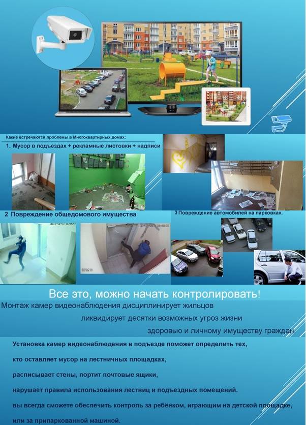 Создание разумного и современного видеонаблюдения в подъездах