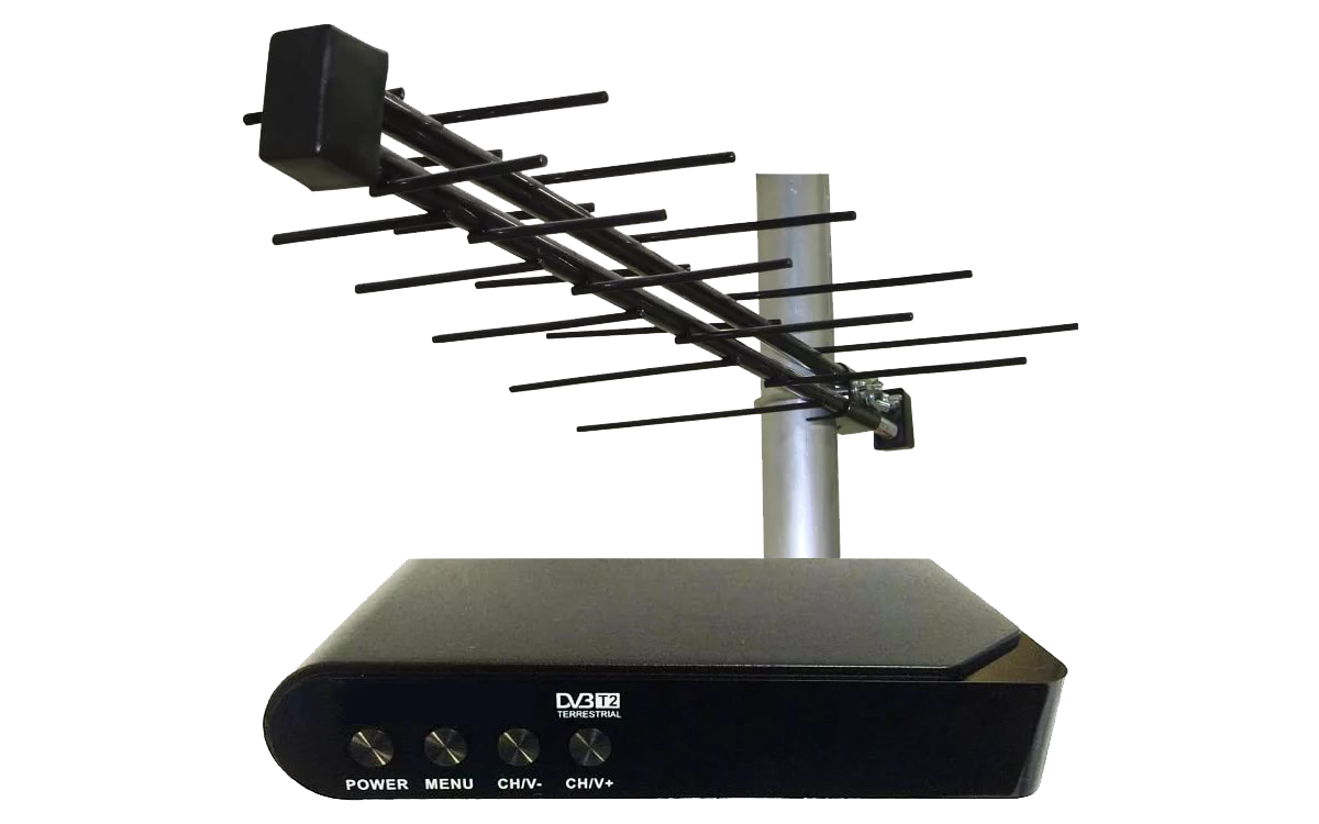Не работает телевизионная антенна. ДВБ т2 приставка с антенной. Ресивер для цифрового телевидения DVB-t2 с антенной. TV приставка 20 Кан + антенна. Антенна на 20 каналов цифрового телевидения.