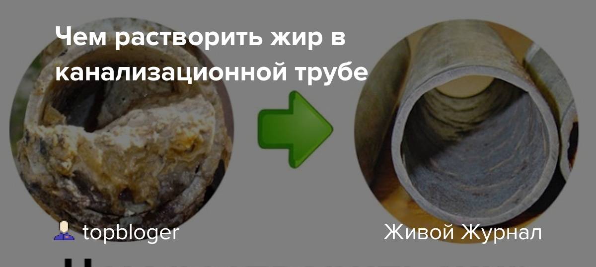 Как растворить жировые отложения в трубах канализации: методы очистки и профилактики