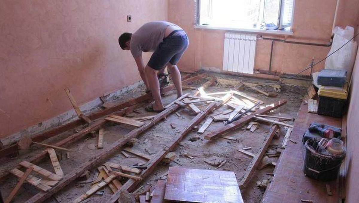 Ремонт полов в хрущевке - делаем ремонт старого деревянного пола своими руками