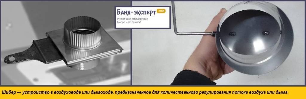 Шибер для дымохода своими руками: как сделать заслонку для трубы