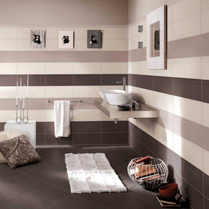 Варианты раскладки плитки в ванной: популярные способы укладки на пол и стены