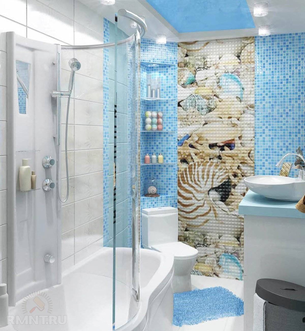 Ванная комната в морском стиле: 130 фото дизайна