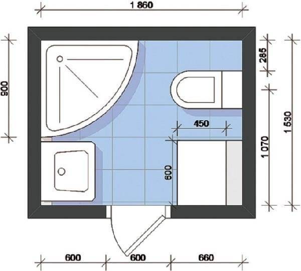 Стандартные размеры ванн для ванной комнаты