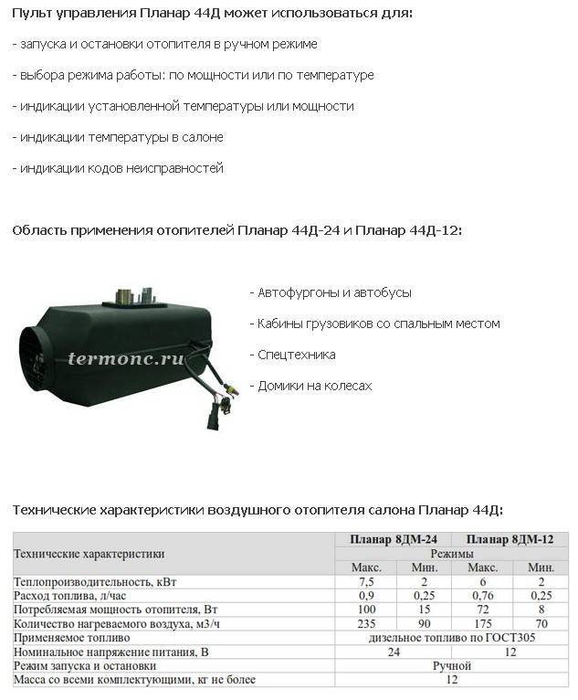 Отопитель планар - техническое устройство и инструкция по монтажу + видео