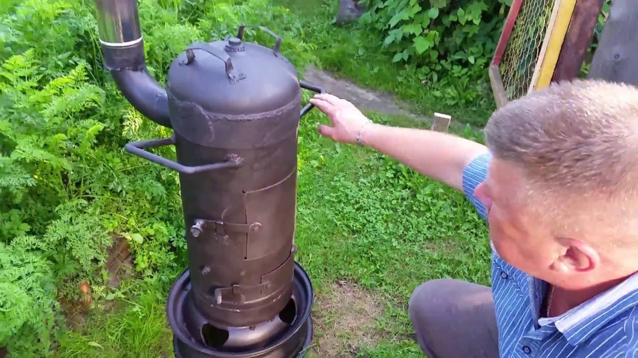 Печка для казана из трубы своими руками, как сделать печку под восточную кухню, фото