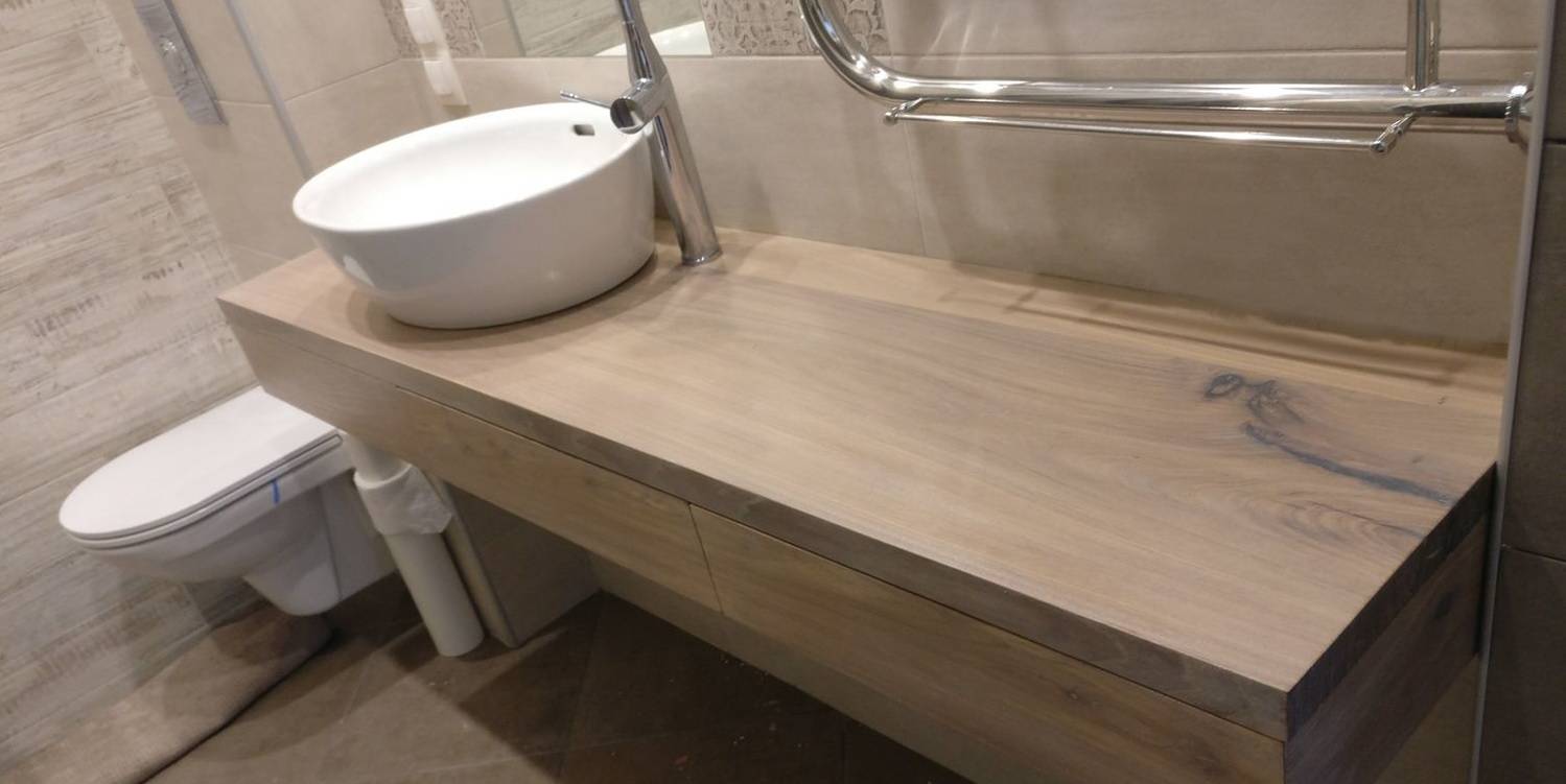 Столешницы для ванной: виды и критерии выбора