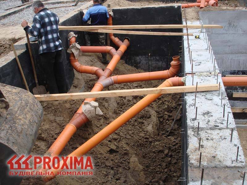 Сверление и бурение фундамента под канализацию