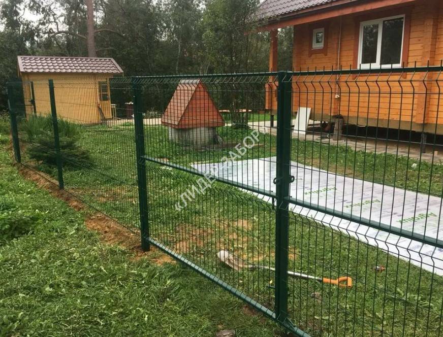 Калитка для забора из сетки гиттер - профи огород