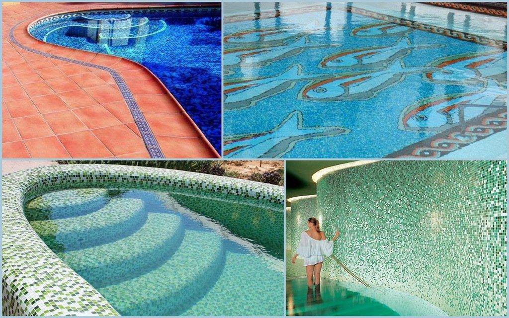 Технология укладки мозаичной плитки в бассейне — строим дом