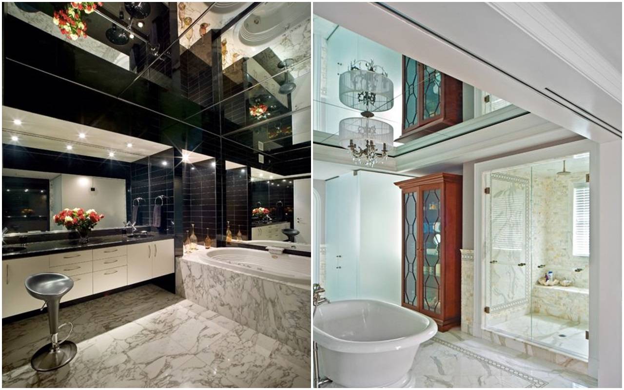 Потолок для ванной комнаты — какой лучше?