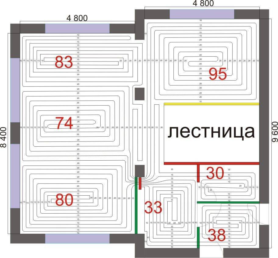 Калькулятор теплых водяных полов