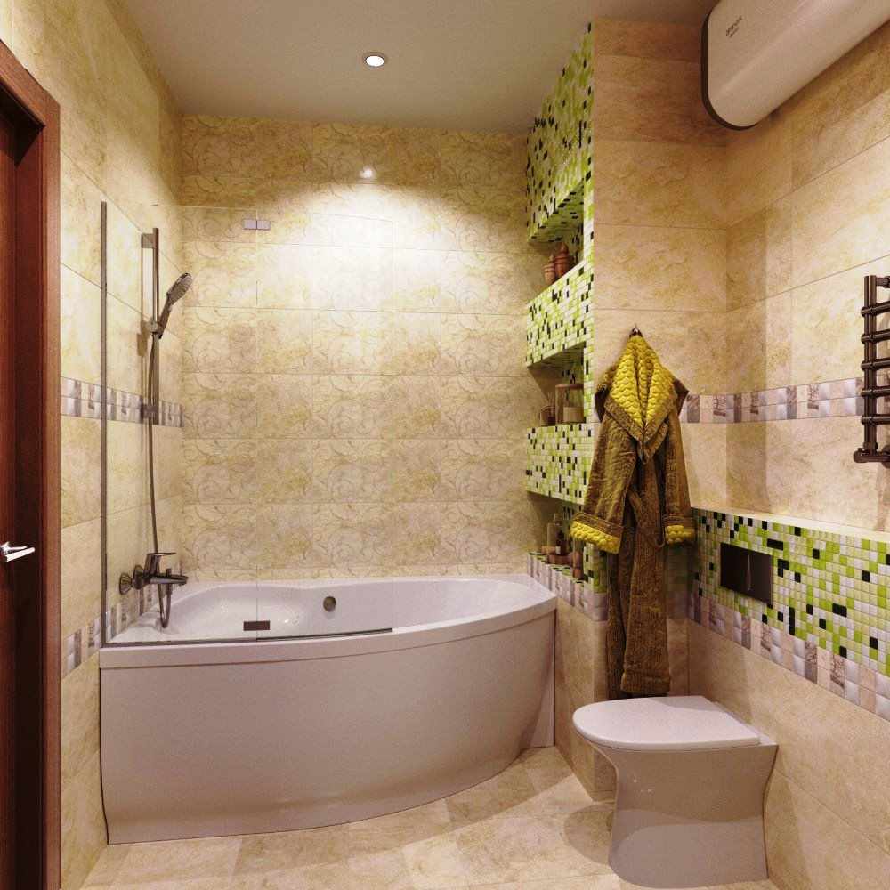 Дизайн ванной комнаты с угловой ванной – фото интерьеров для угловых ванн