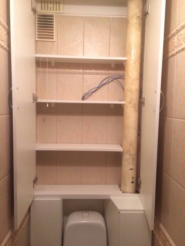 Шкаф в туалет, его назначение и возможные материалы изготовления