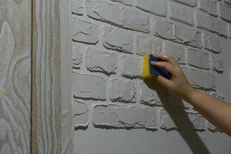 Декоративная внутренняя отделка стен под кирпич своими руками: пошаговая инструкция, видео